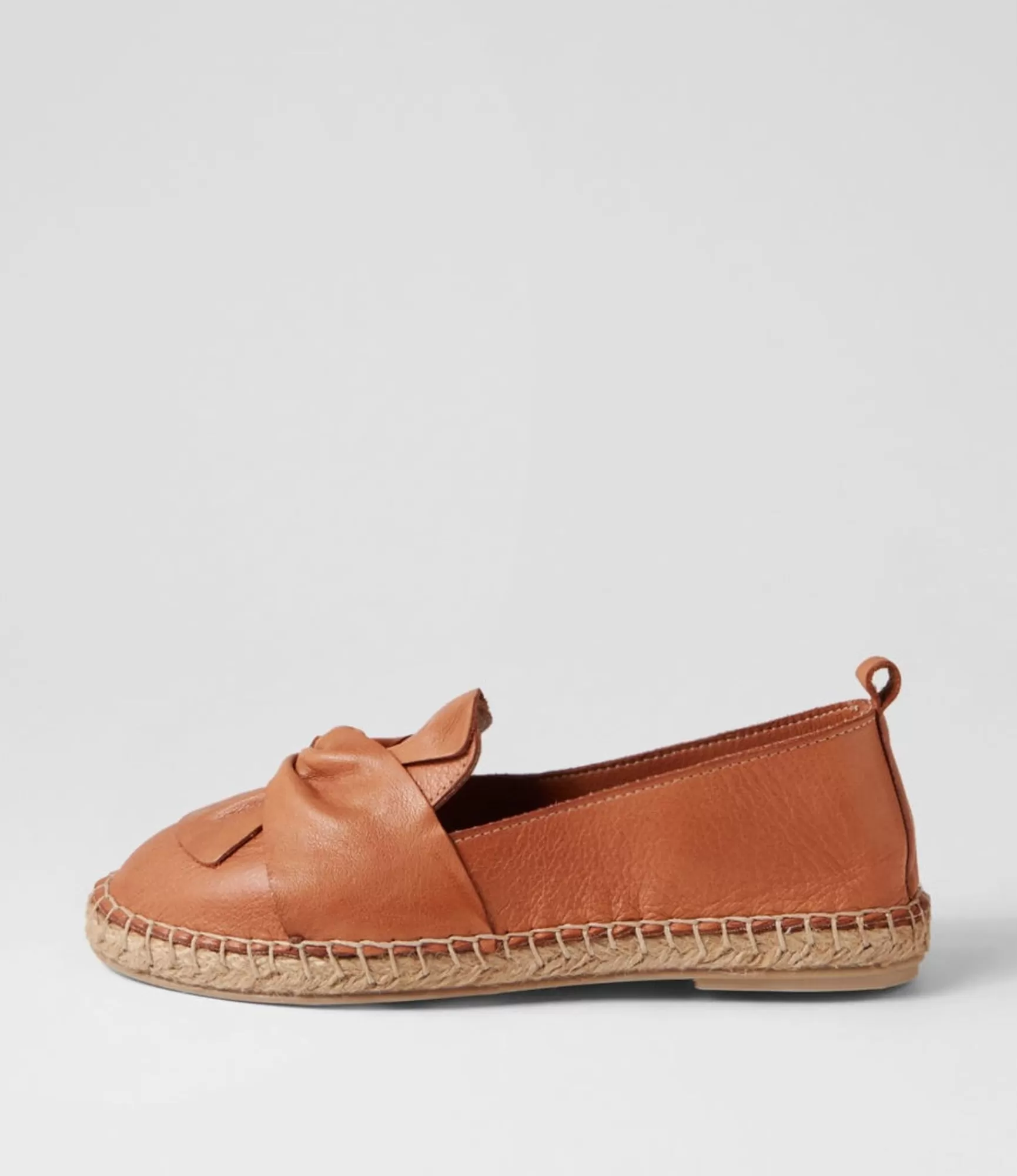 Hot Midas Shoes Uselv Tan Leather Espadrilles
