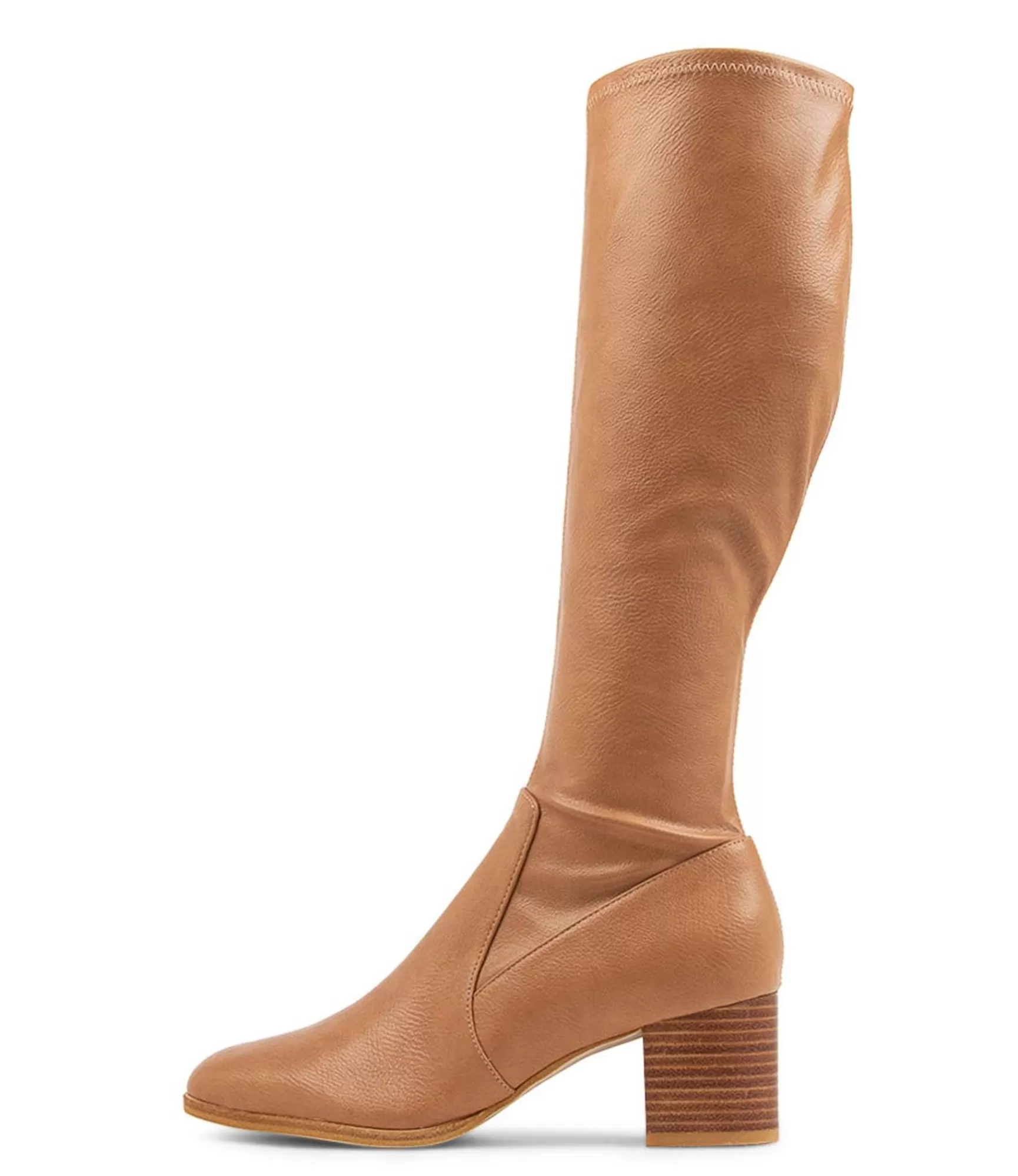 Best Midas Shoes Varry Tan Stretch Long Boots