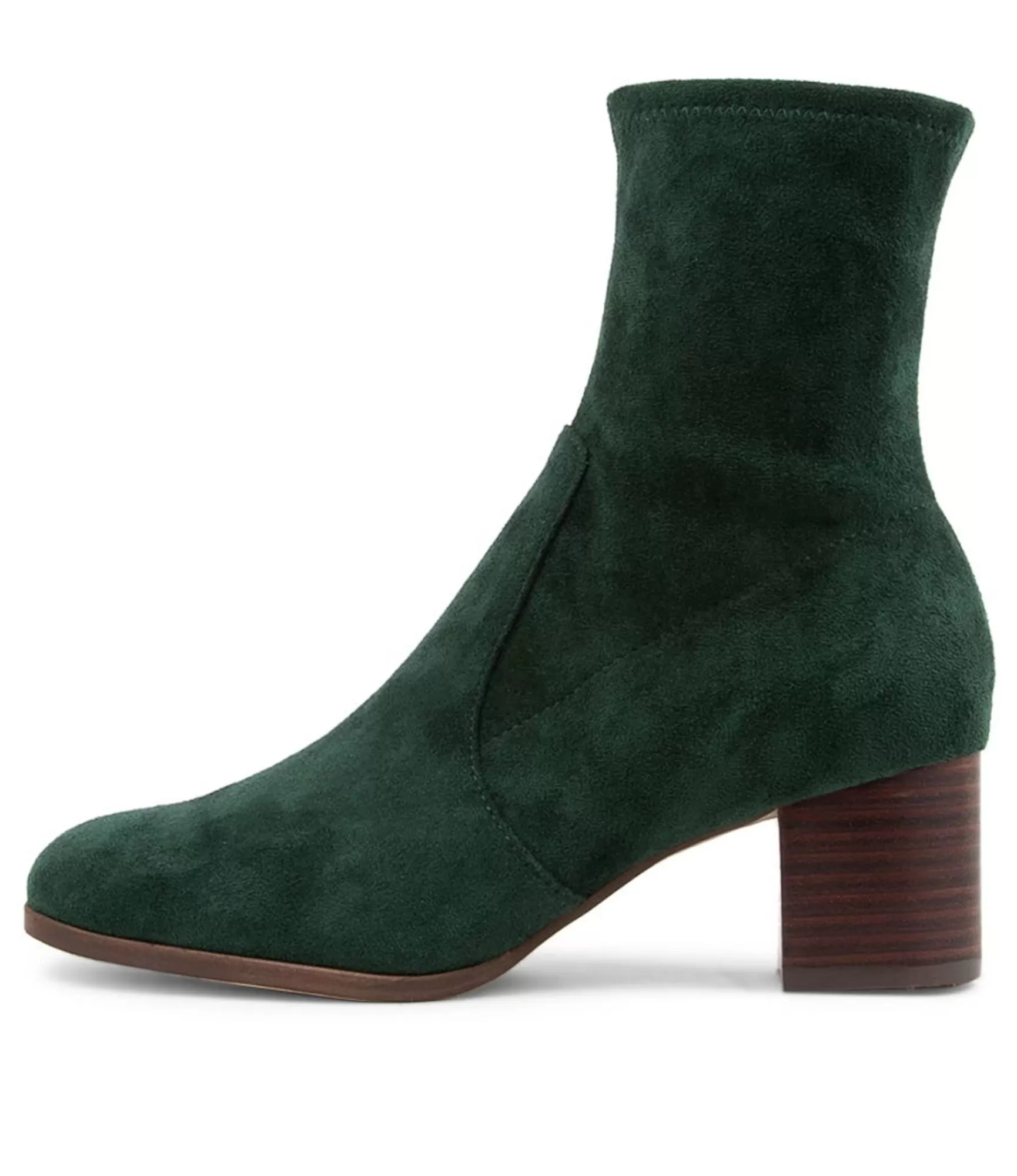 Hot Midas Shoes Venti Forest Stretch Microsuede Ankle Boots