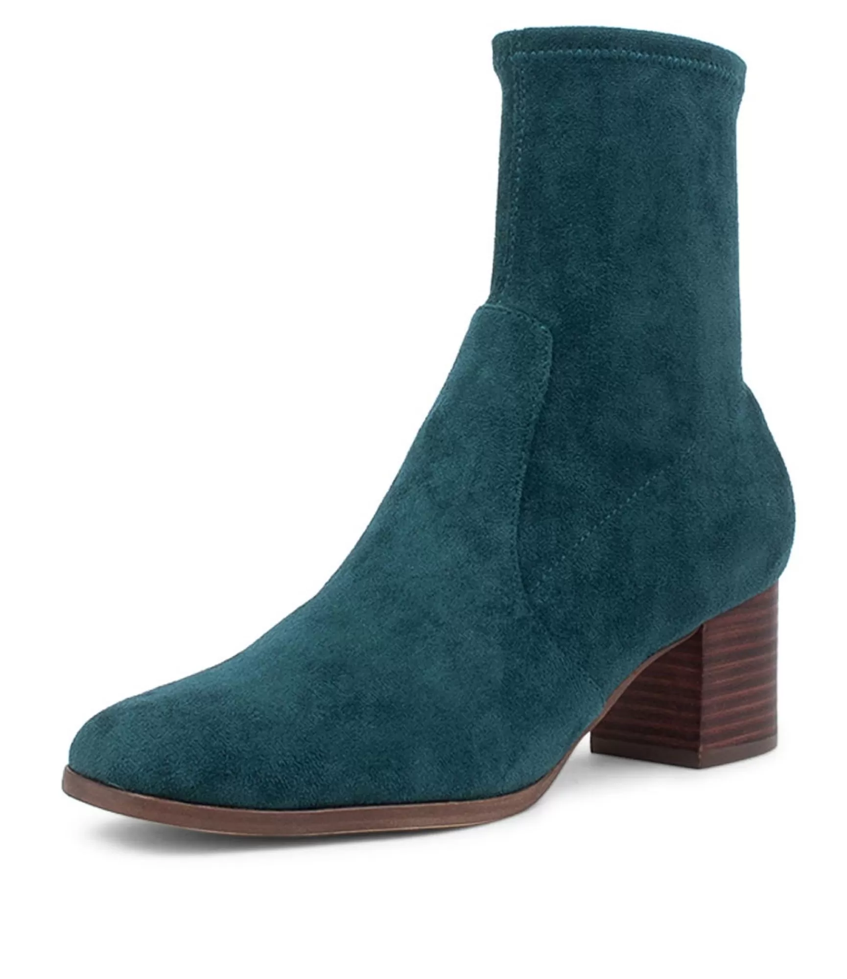 Best Midas Shoes Venti Teal Microsuede Ankle Boots