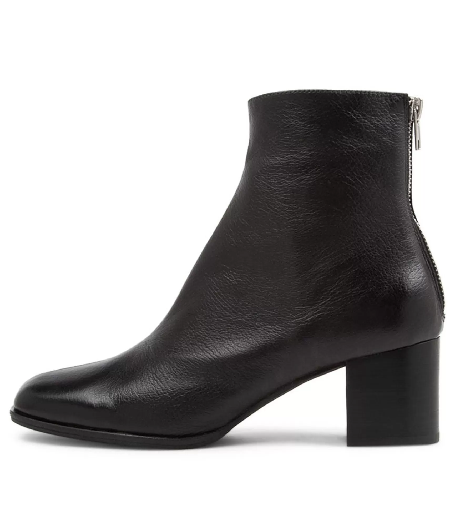 Best Sale Midas Shoes Vilani Black Leather Ankle Boots Bh