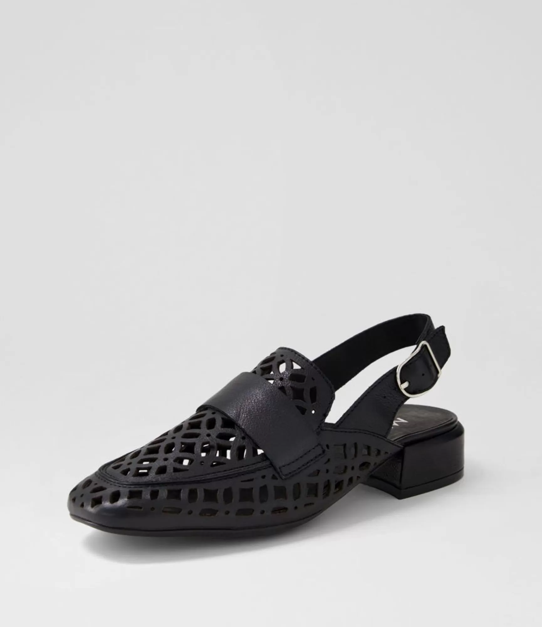 Flash Sale Midas Shoes Viscious Black Leather Heels