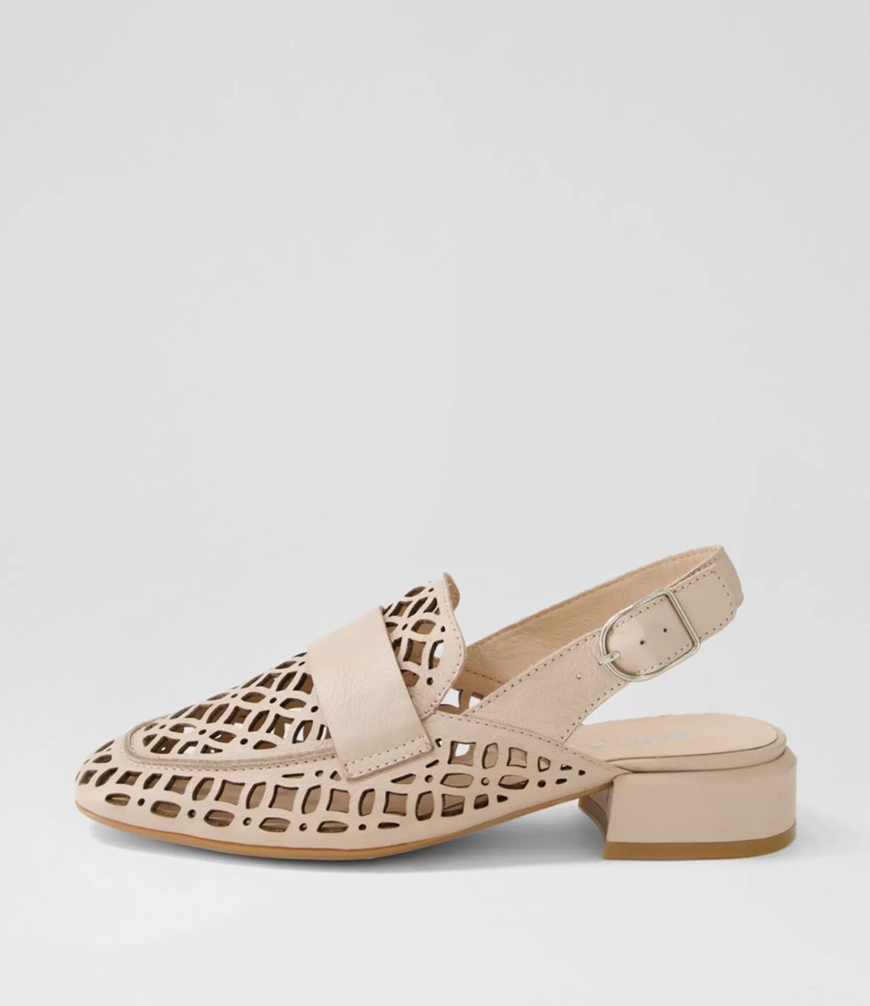 Hot Midas Shoes Viscious Nude Leather Heels