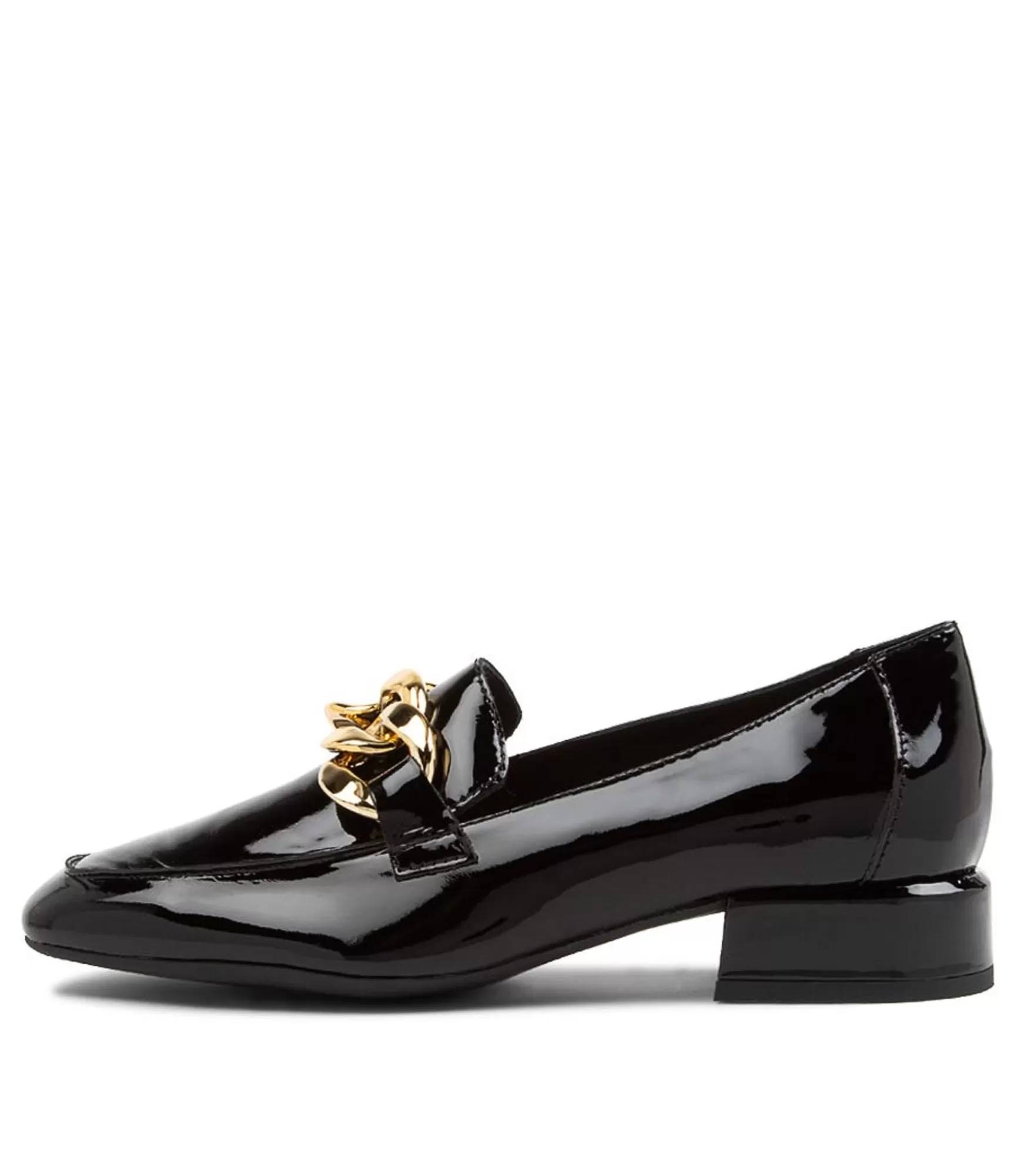 Store Midas Shoes Visten Black Patent Leather Heels