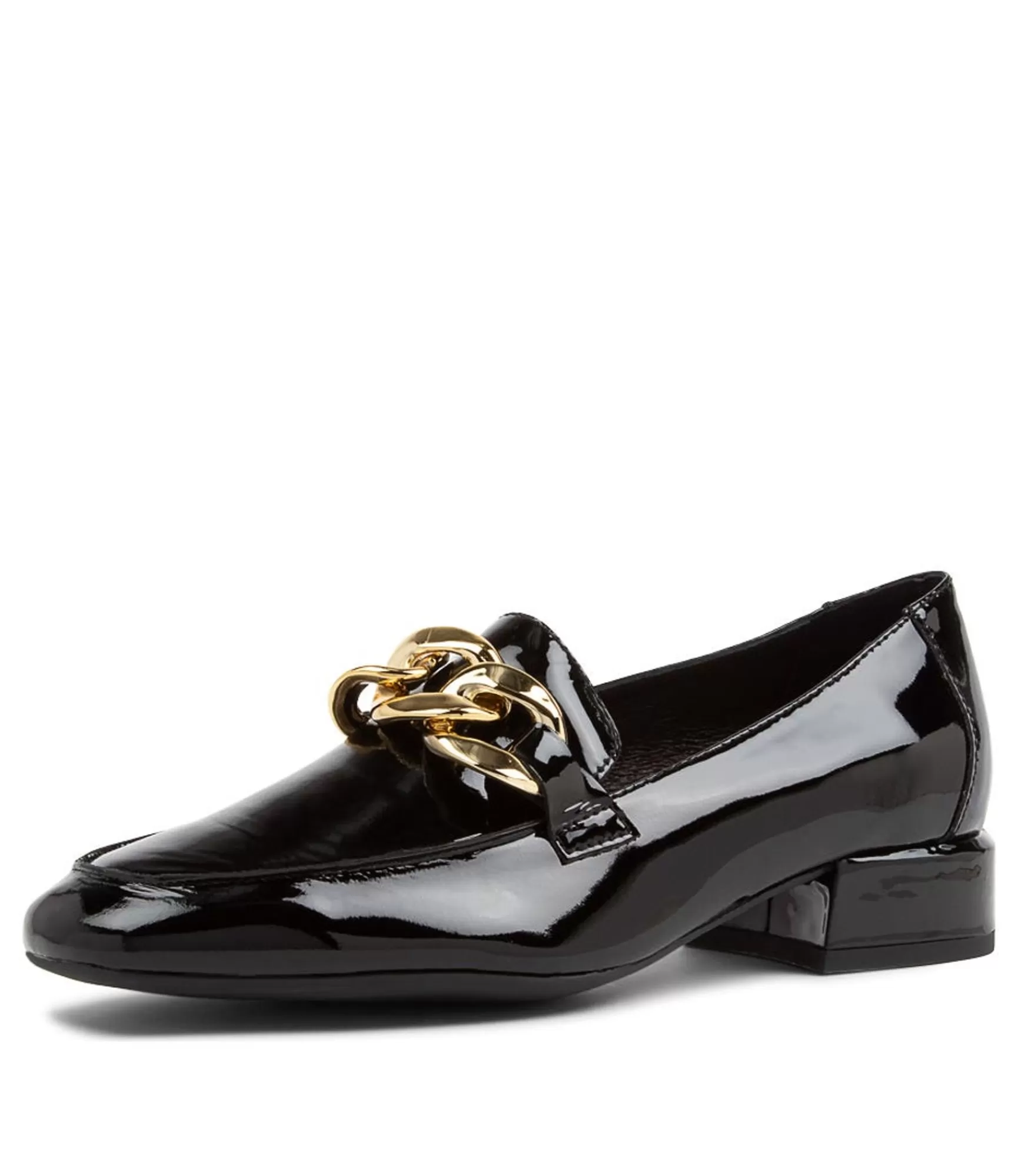 Store Midas Shoes Visten Black Patent Leather Heels