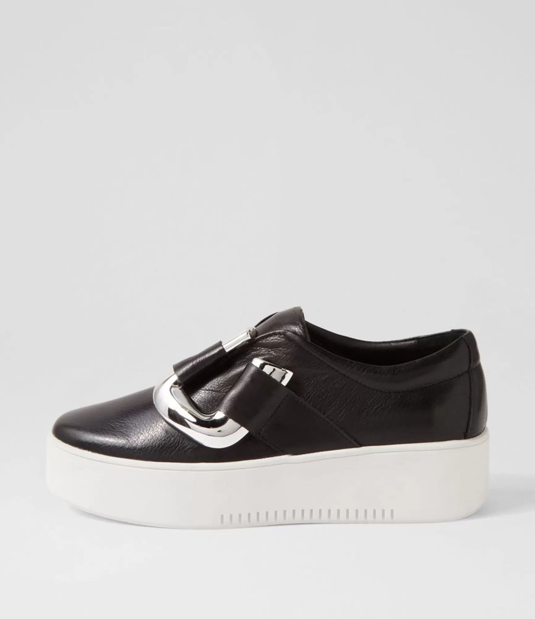 Cheap Midas Shoes Wayde Black White Leather Sneakers