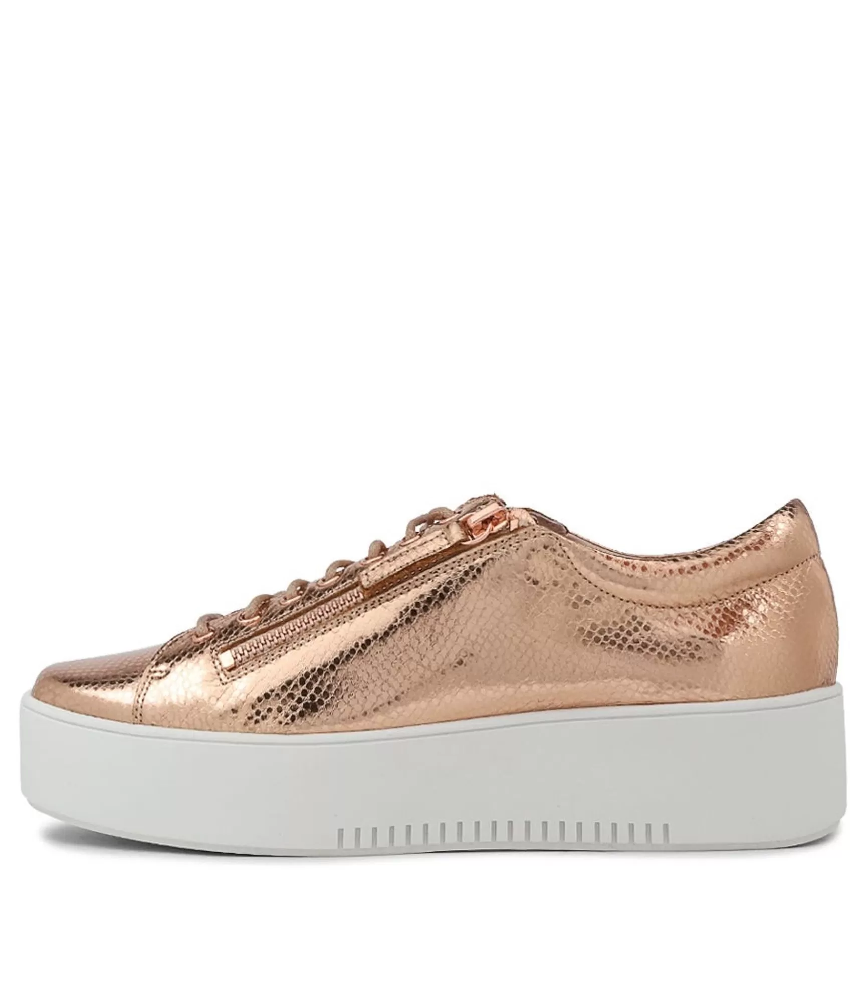 Hot Midas Shoes Wether Rose Gold White Sole Lizard Sneakers