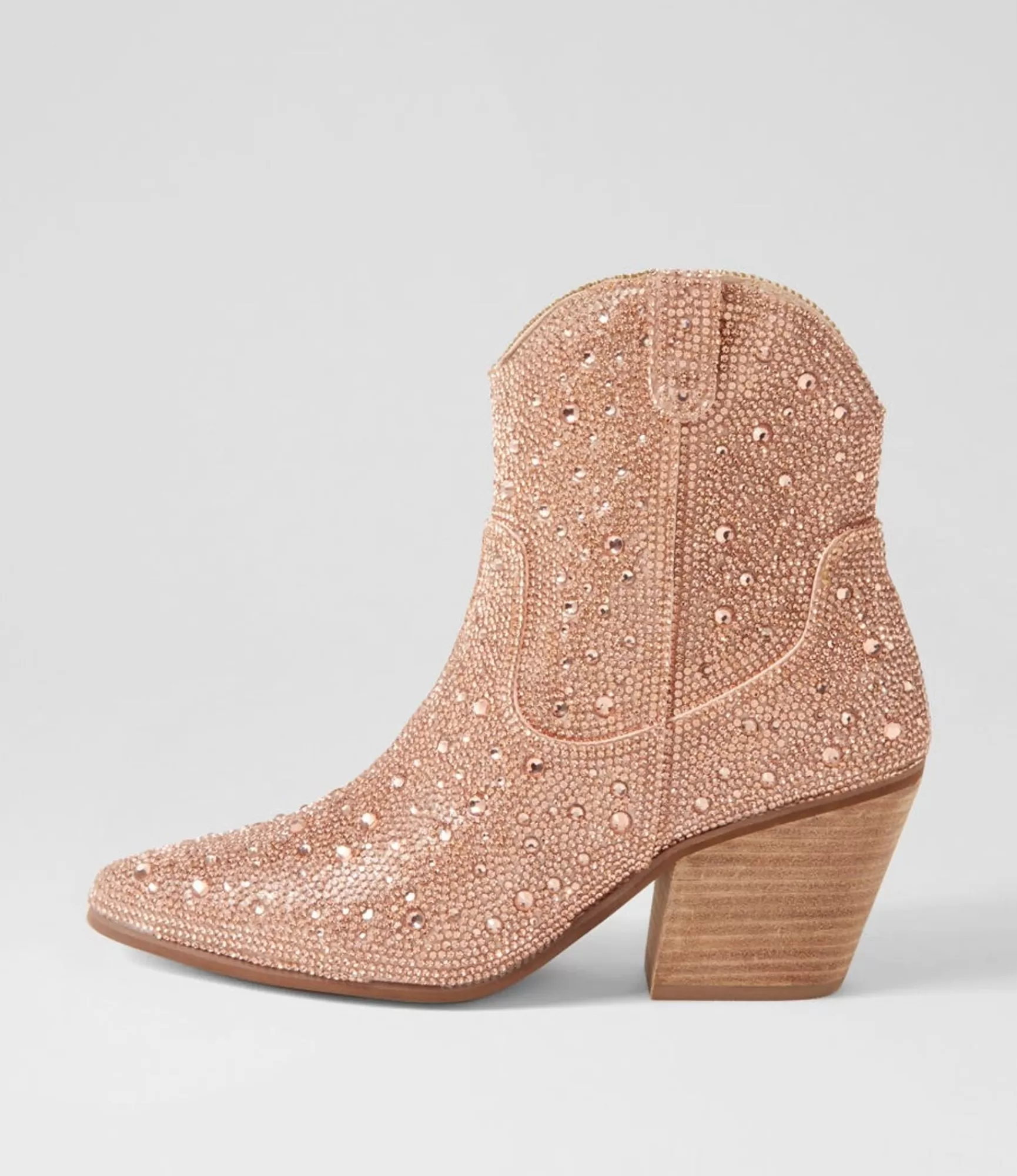 Shop Midas Shoes Willis Rose Jewel Fabric Ankle Boots