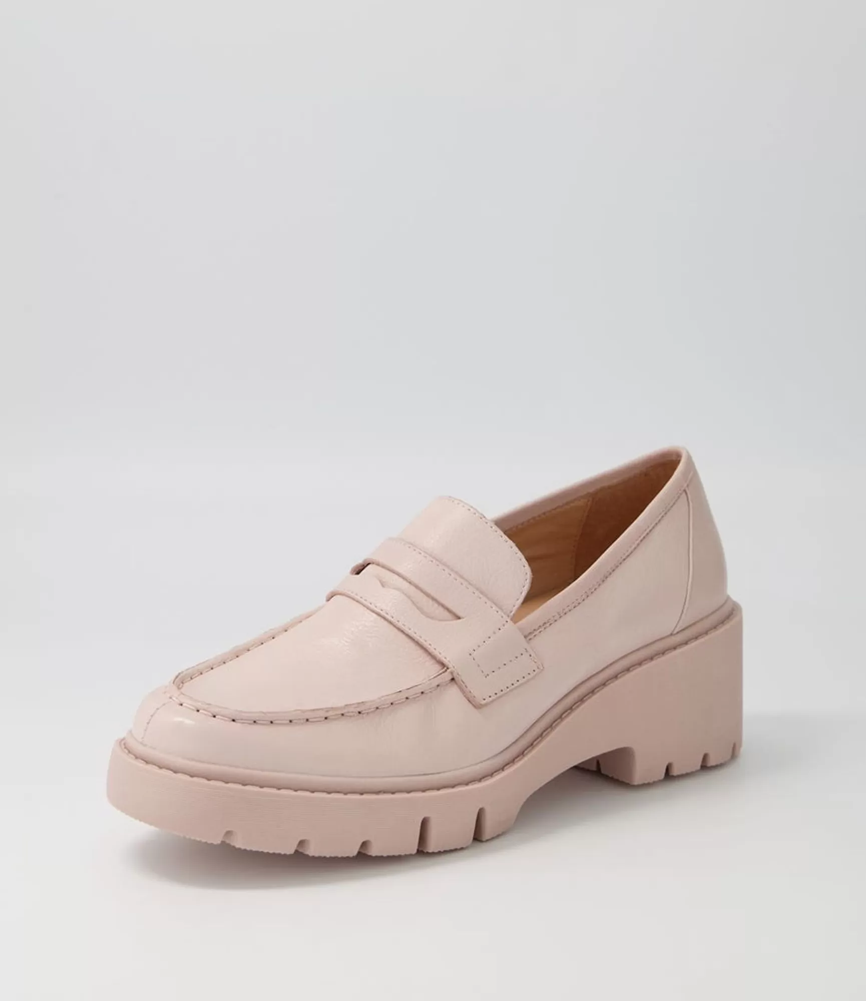 Flash Sale Midas Shoes Xana Dusty Pink Leather Heels