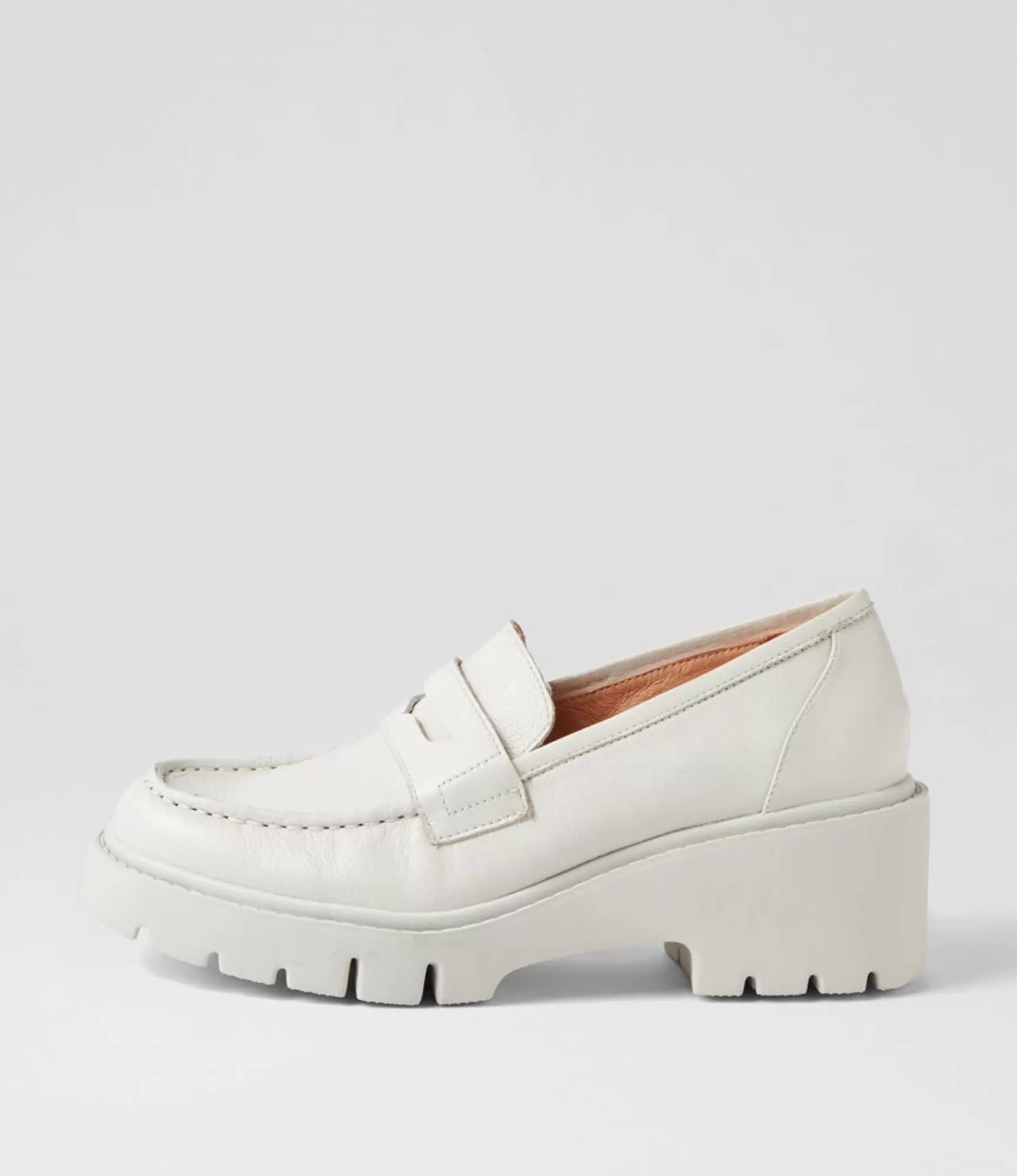 Online Midas Shoes Xana Ivory Leather Heels