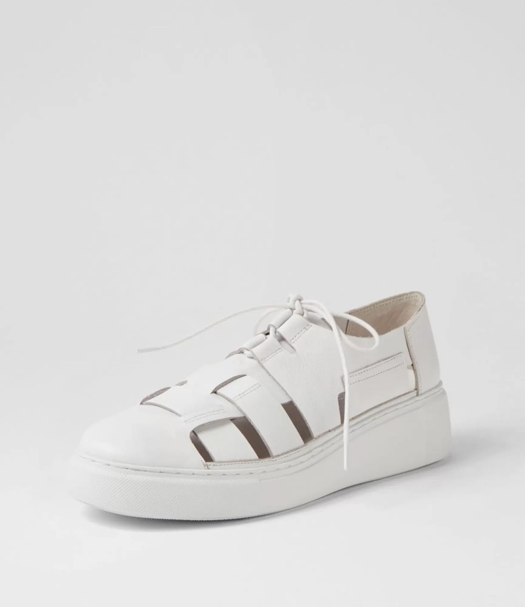 Outlet Midas Shoes Yaos White Leather Sneakers