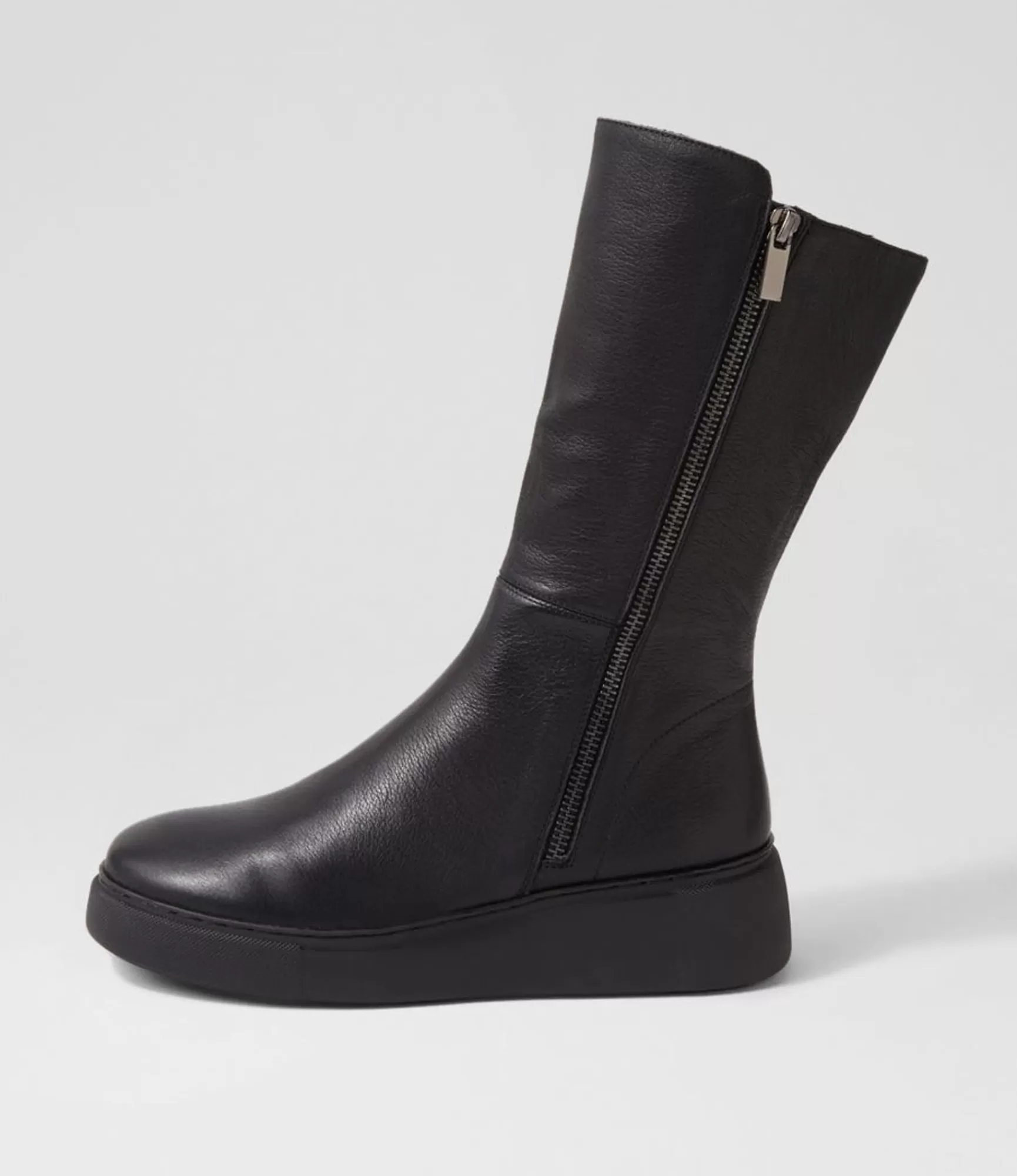 Cheap Midas Shoes Yoghie Black Leather Calf Boots