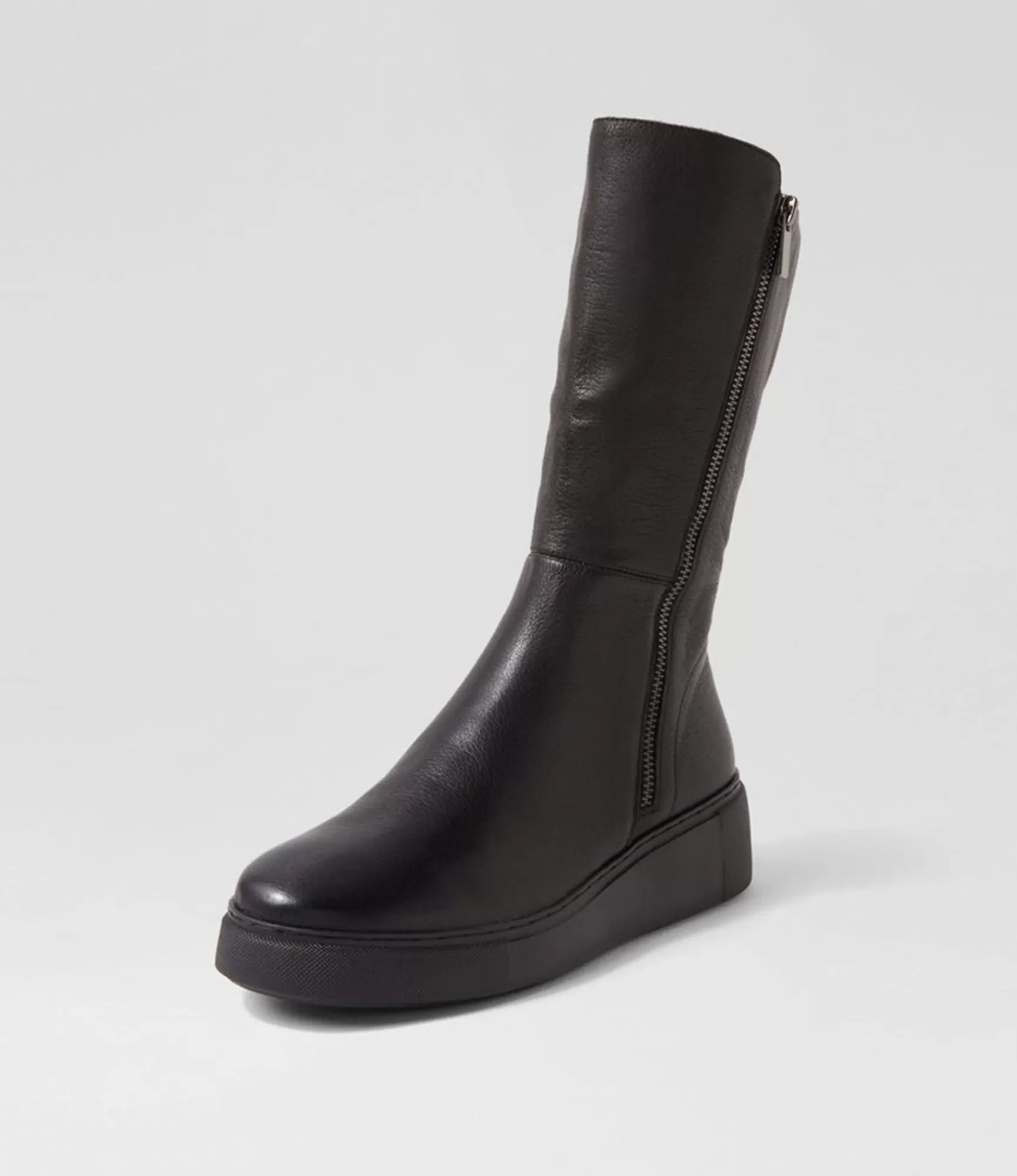 Cheap Midas Shoes Yoghie Black Leather Calf Boots